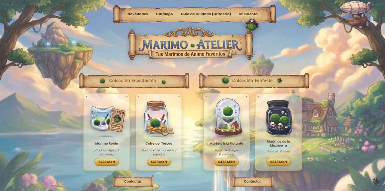 Sitio web de Marimo Atelier